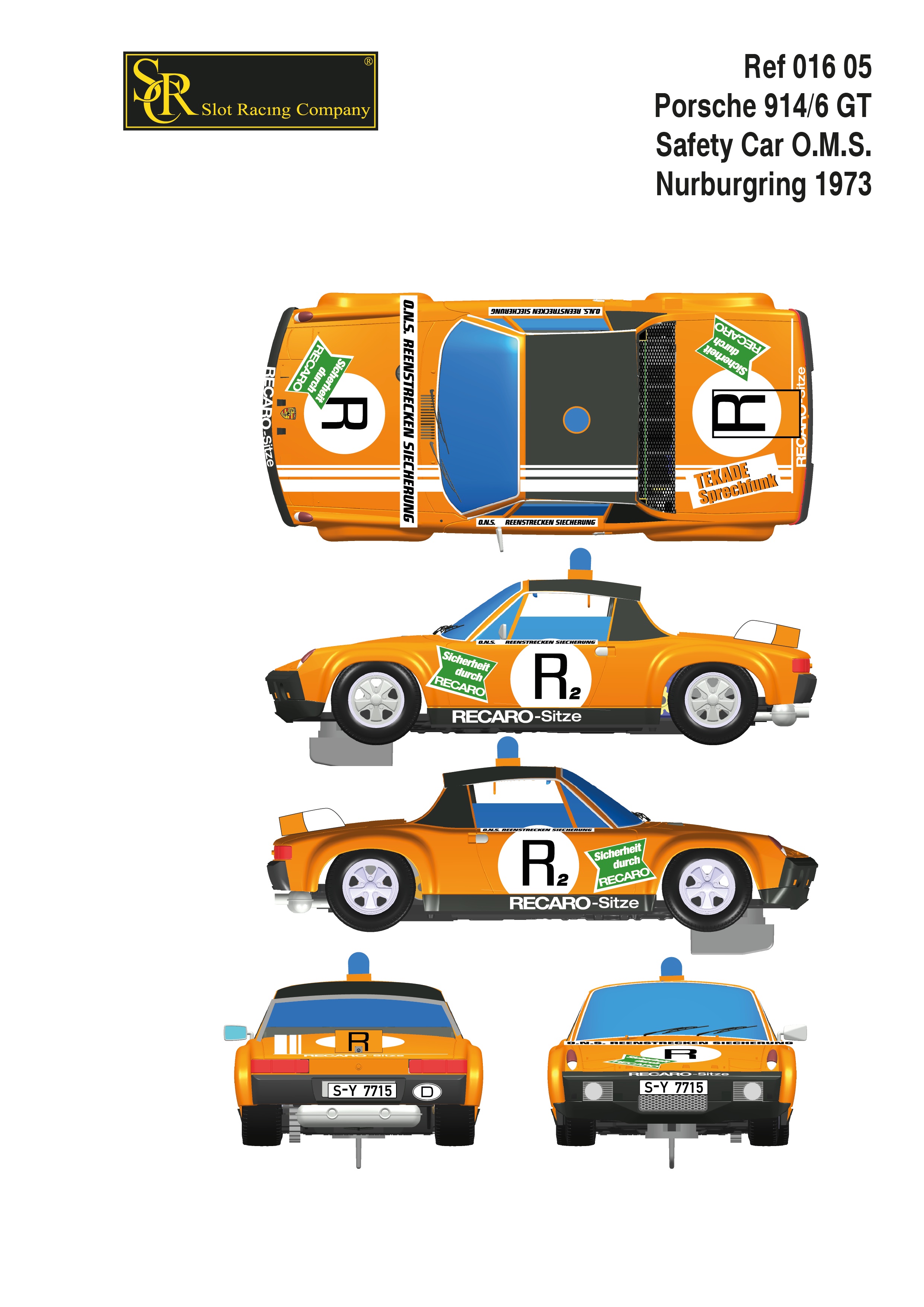 porsche 914 slot car