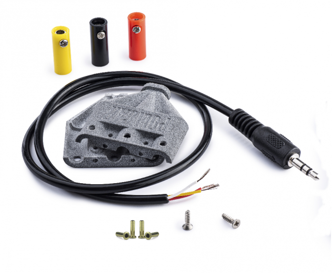 Policar P018-1a - Banana to 3.5mm stereo jack adapter kit