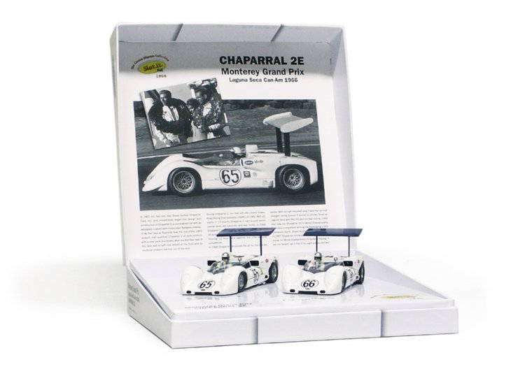 Slot.it CW08 - Chaparral 2E #65/66 - '66 Monterey Grand Prix - TWIN PACK