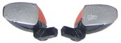 W10167 Mirrors for Nissan GTR, orange