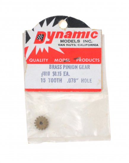 Dynamic - DYN-810 - 3/32 15 Th Brass Pinion Gear