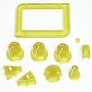 Slot.it SCP03C - Controller Spare Parts - Button Covers & Knobs - Yellow