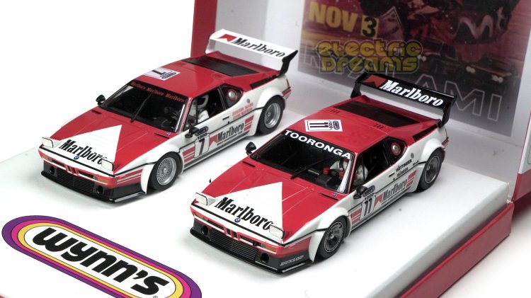 Fly TEAM20 - BMW M1 Marlboro #7 & #11 - 1000k Kyalami 1979 - TWIN PACK - Limited Edition - Click Image to Close