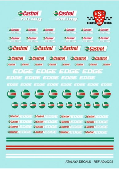 Atalaya Decals ADL0202 - Castrol