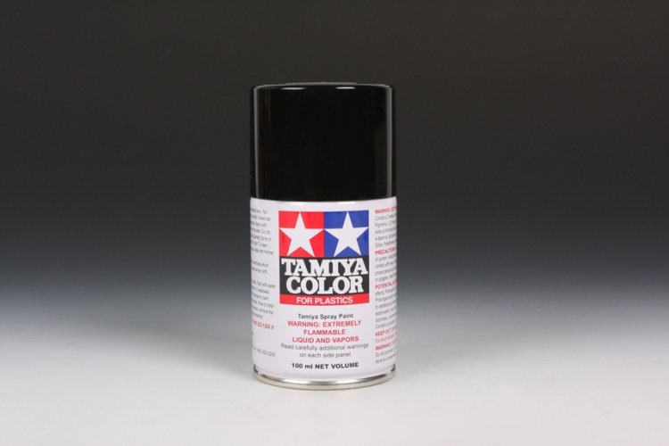 SEMI-GLOSS BLACK - 100mL spray can - Tamiya TS-29