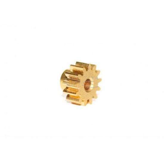 Sloting Plus SP089990 - Brass Press-On Pinion - 10T x 6.5mm - for Sidewinder/Anglewinder - DISCONT