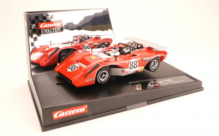 Carrera 27436 - '71 Lola T222 Can-Am - Hiroshi Kazato - Click Image to Close