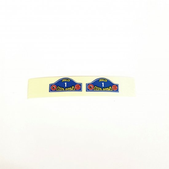 SRC RC0162 - Decals for '86 Rally Costa Brava #1 Winner