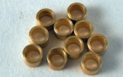 NSR 4816 Axle spacers, brass, 3/32, .100" thick, 10