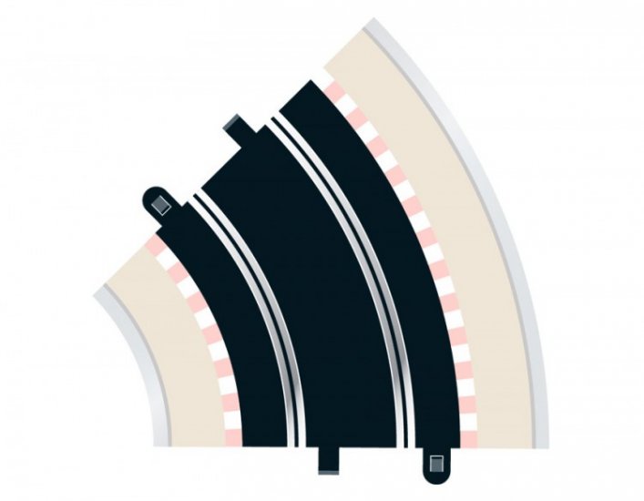 Scalextric C8206 Radius 2 Curve 45°, x2