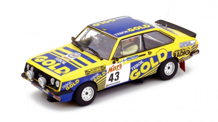 Teamslot 12707 - Ford Escort MkII RS2000 - Teboil Gold #43 - 1000 Lakes Rally 1979