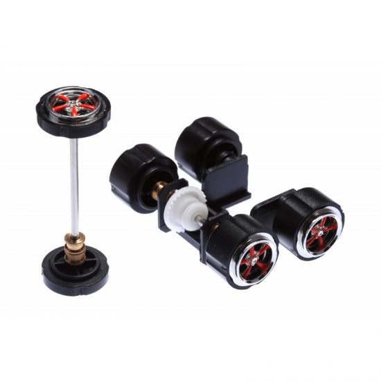 Carrera 90278 - Front & Rear Axle Assemblies - Carrera Towing Service Truck - Click Image to Close