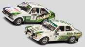 Scalextric C3369A - Ford Escort Mk.I - Mark Higgins, Peter Martin - Twin Pack