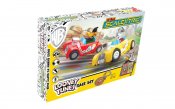  Scalextric Micro My First Justice League The Flash 1:64 Slot  Race Car G2169, Red & Yellow : Toys & Games