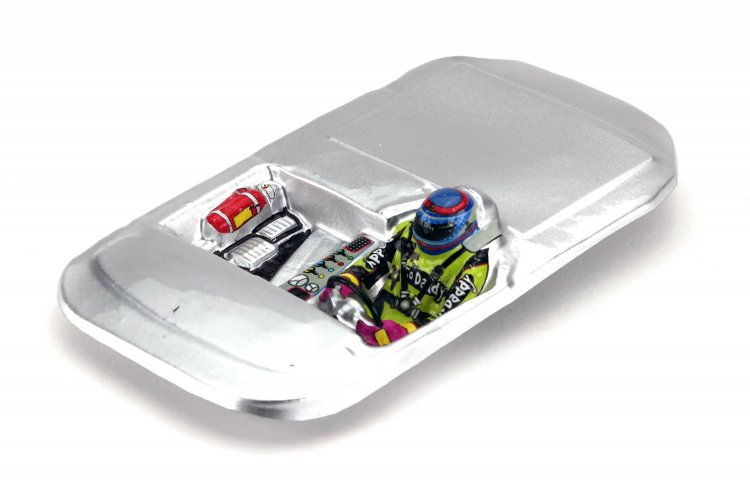 Interlagos Miniatures IM04L24S - Painted Lexan Driver - Danica Patrick - 1/24 Silver