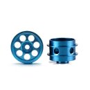 Staffs 266 - Light Blue Alloy Wheels - 16.9 x 8.5mm - Radical - Air System - Drilled - pair