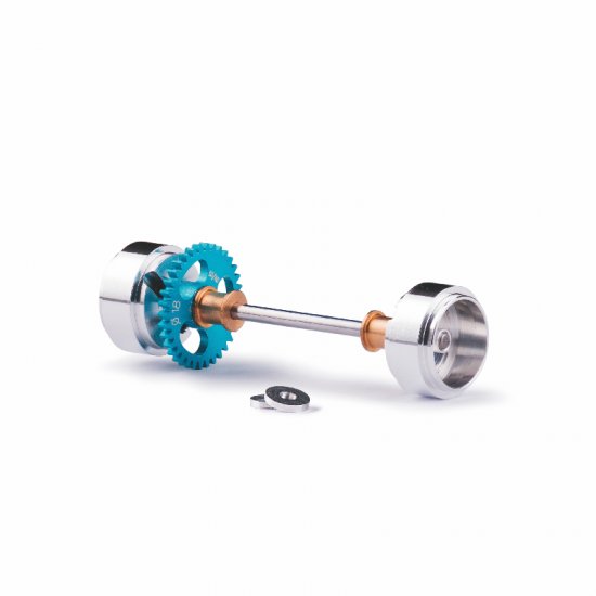 Slot.it KK05B - Axle Assembly Starter Kit - Sidewinder 34T - 15.8 x 8.2mm Wheels