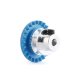 NSR 2006324AL - 24T Plastic Crown Gear w/ Aluminum Hub - for 2mm axles