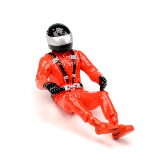 Pioneer FD201571 - Painted Driver Figure, Modern, Black Helmet/Red Suit/Black Belts