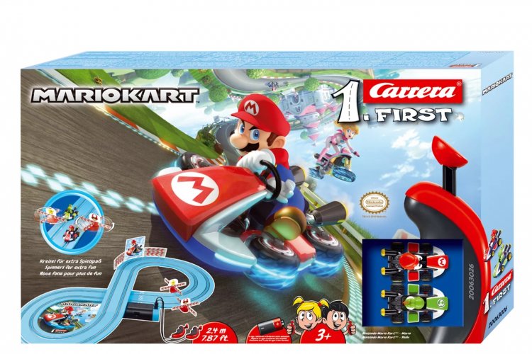 Carrera FIRST 63026 - MARIO KART - MARIO V. YOSHI - 1/50 scale race set