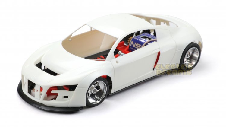 NSR 1097AW Audi R8 White Unpainted - New King Motor EVO3