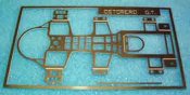 OST407 GT chassis main structure, photo-etched