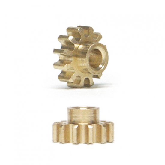 NSR 6912 - 12T Sidewinder Brass Pinion - 6.75mm - Extralight - pack of 2