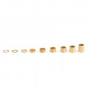 NSR 4810 Axle spacers, brass, 3/32, .005" thick, 10