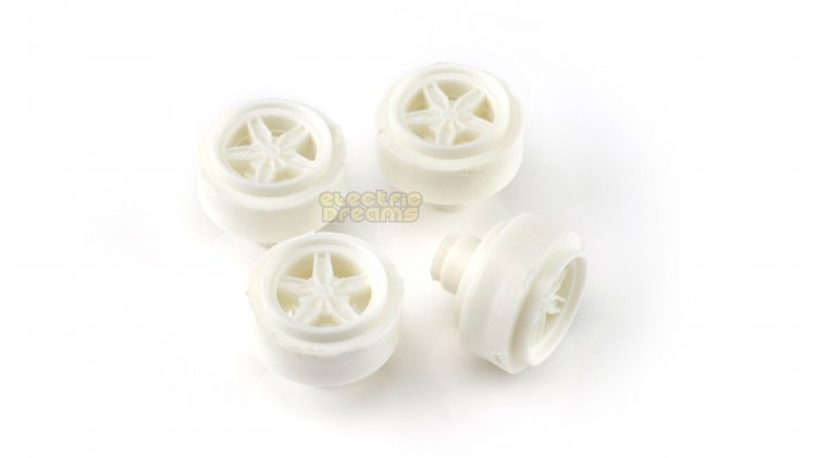 Teamslot L15007 - 15mm Pro Plastic Wheels - Lancia Stratos - Rears - pack of 4 - Click Image to Close