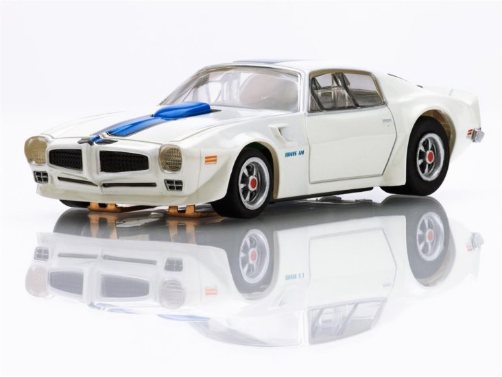 AFX 22096 - '70 Pontiac Firebird TransAm - White/Blue - HO (1/64)