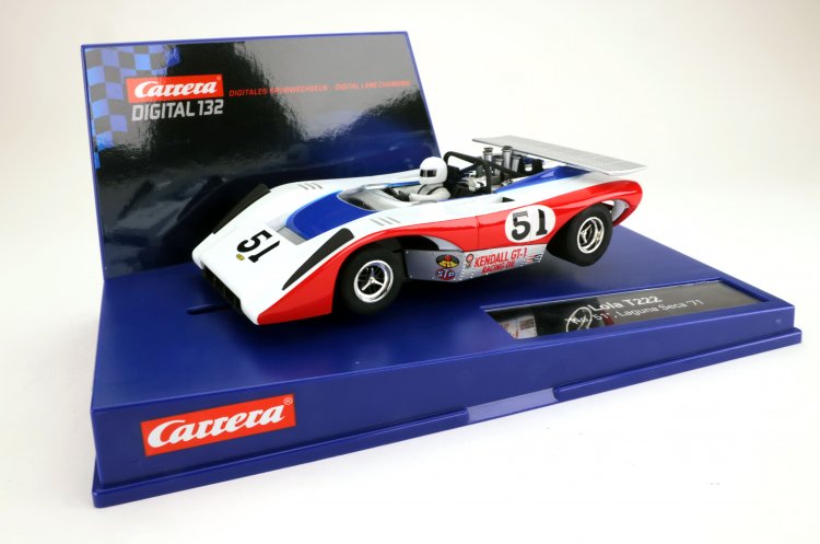 Carrera 30550 - Lola T222 #51 - Dave Causey - '71 Can-Am - Digital 132 - Click Image to Close