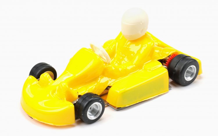 Nonno Slot Kart KK05 - Yellow - Undecorated