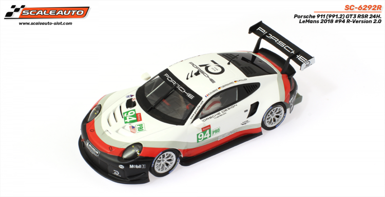 Scaleauto R-series SC-6292R - Porsche 991.2 GT3 RSR #94 - '18 Le Mans