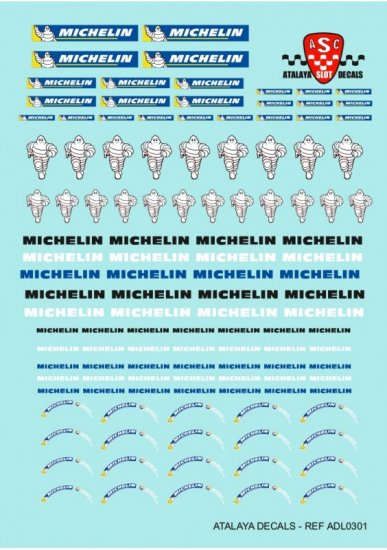 Atalaya Decals ADL0301 - Michelin