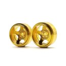 Staffs 272 - Gold Alloy Wheels - 5-Spoke Deep Dish - 15.8 x 8.5mm - pair