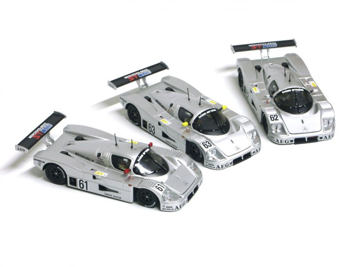 Slot.it CW05 - Sauber Mercedes C9 - Triple Pack - '89 Le Mans Winners