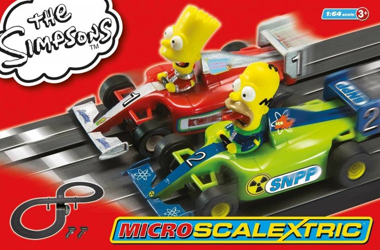 bart simpson scalextric