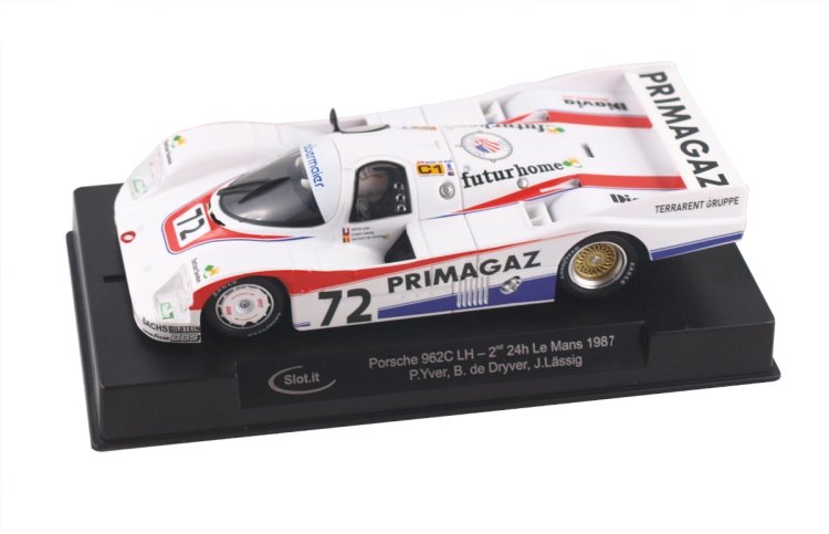 Slot.it CA34E - PRE-ORDER NOW! - Porsche 962C LH - Primagaz #72 - '87 Le Mans - Click Image to Close