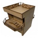 Magnetic Racing MRA022w - Modern Pit Building, with Podium