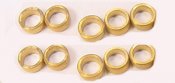 NSR 4814 Axle spacers, brass, 3/32, .060" thick, 10