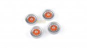 Team Slot T17012 - 17mm Pro Wheel Inserts - Gotti 073C - Rears - Painted - pack of 4