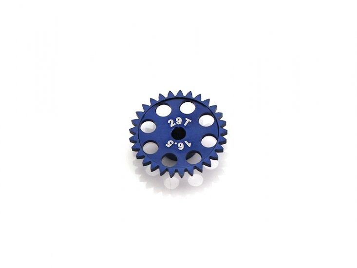 MR Slotcar MR6129R - Sidewinder Gear - 29T - 16.5mm diameter - Blue Ergal