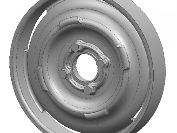 CG Slotcars CGWI1406 - Wheel Inserts - for 14" wheels - 4-Bolt Steel Wheel