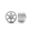 Staffs 205 - White Alloy Wheels - 6-Spoke - 15.8 x 10mm - Air System - pair