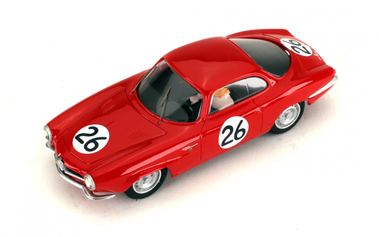 MMK69A Alfa Romeo Giuletta Sprint Speciale 1961 Targa Florio, #26 red, 13th overall