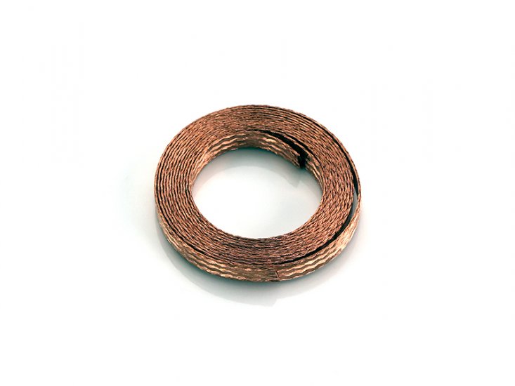 MR Slotcar MR8201 - Copper Braid - 0.40mm thick - 1 meter roll