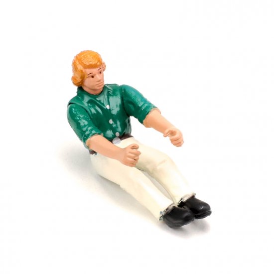 Pioneer FD203435 - Painted Driver Figure, Street Car, Green Shirt/Tan Jeans