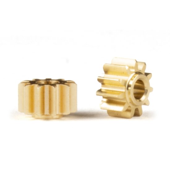 NSR 7010EVO3 - 10T Inline Brass Pinion - EVO3 No Friction - 5.5mm - pack of 2