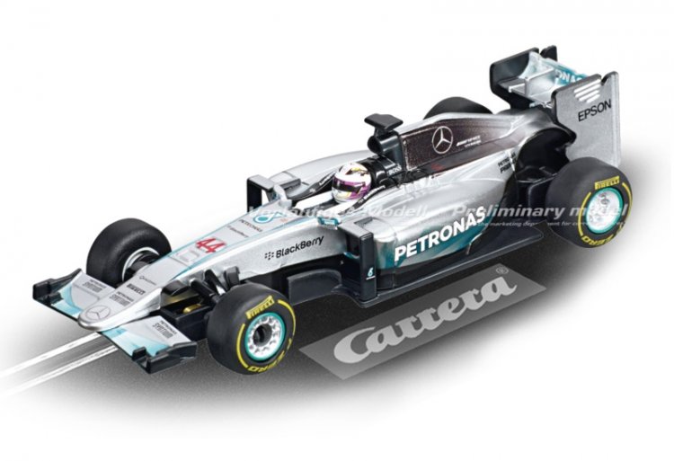 Carrera GO! 64060 - Mercedes F1 W06 - L. Hamilton #44 - 1/43 scale - Click Image to Close