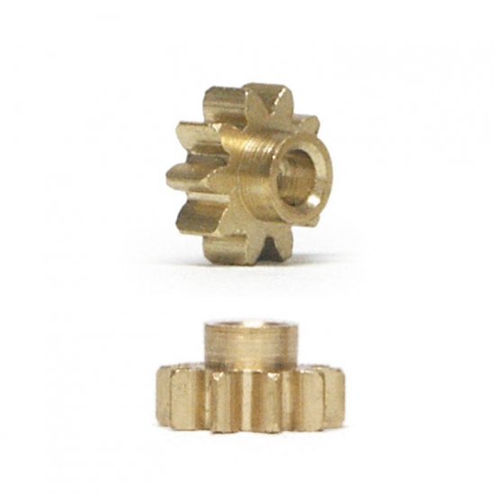 NSR 6910 - 10T Sidewinder Brass Pinion - 6.75mm - Extralight - pack of 2